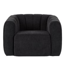 Voros Upholstered Swivel Armchair